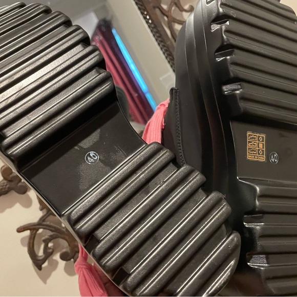 ๐ Platform Ankle Boots - Skull Print - Lace Up - Punk - Square Toe Short Boots - Picture 7 of 17